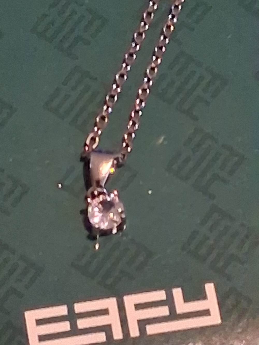 🌟5/$10🌟NWT Effy Crystal Clear Pendant Silver Coated Necklace